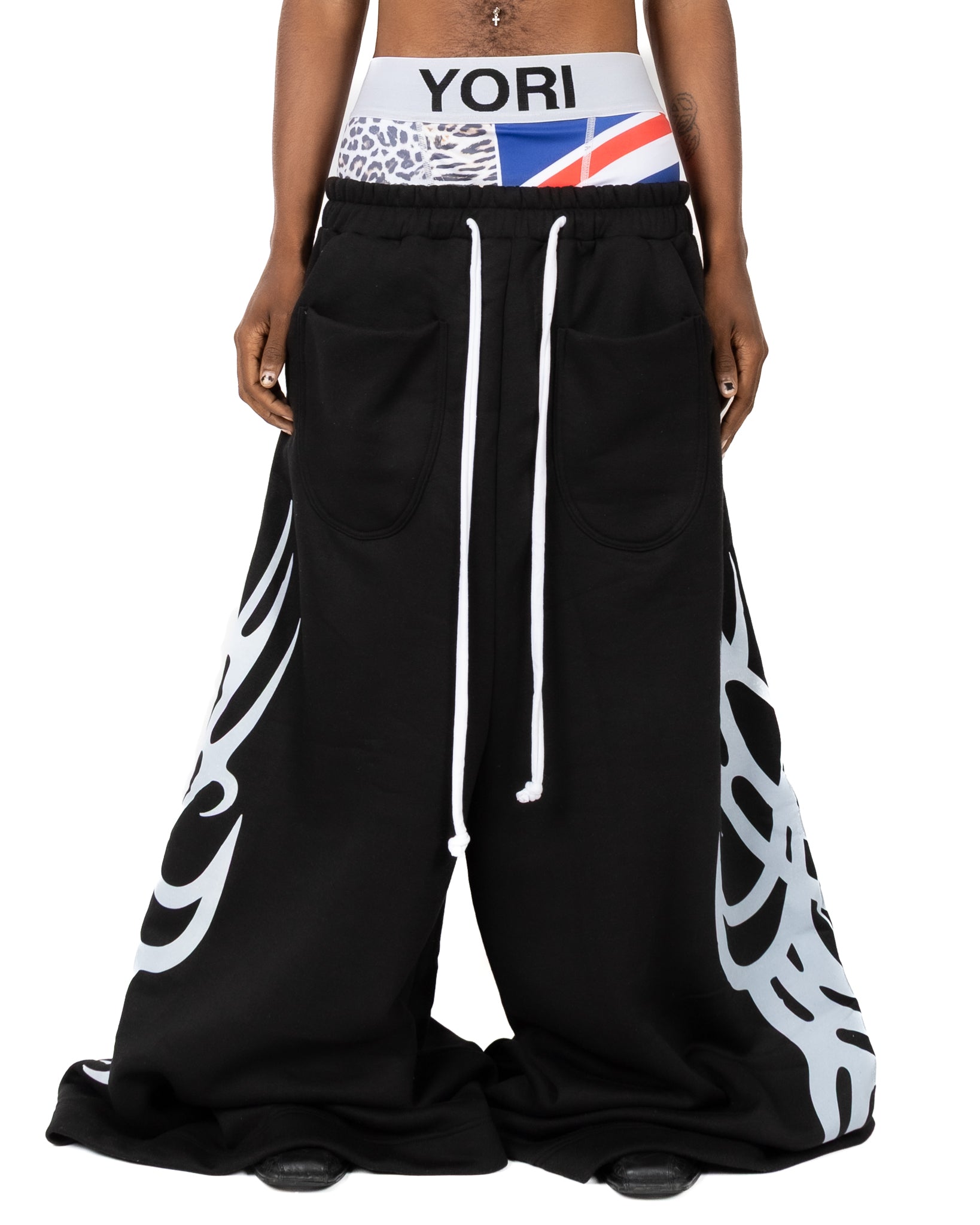 Wide Leg Sweatpants (Jess Edition, Black)