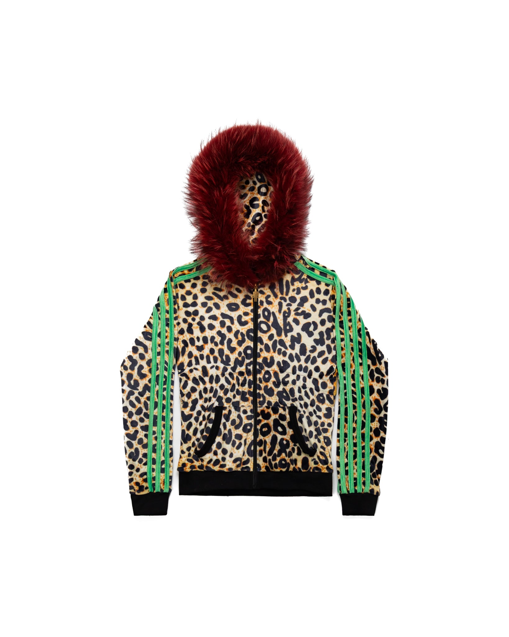 Cheetah 5-Stripe Zip-Up