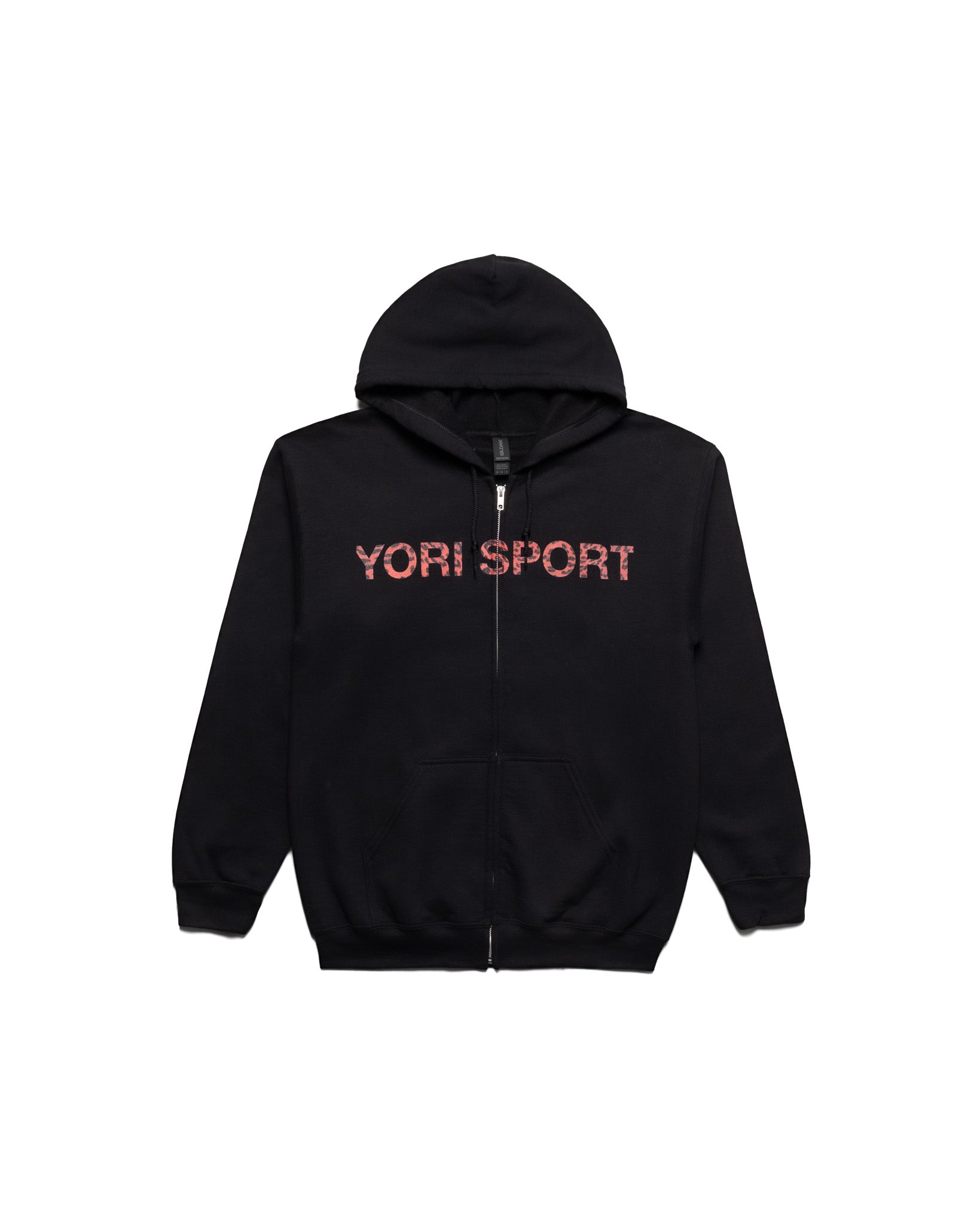 Yori Sport Text Zip-up (Red Cheetah)