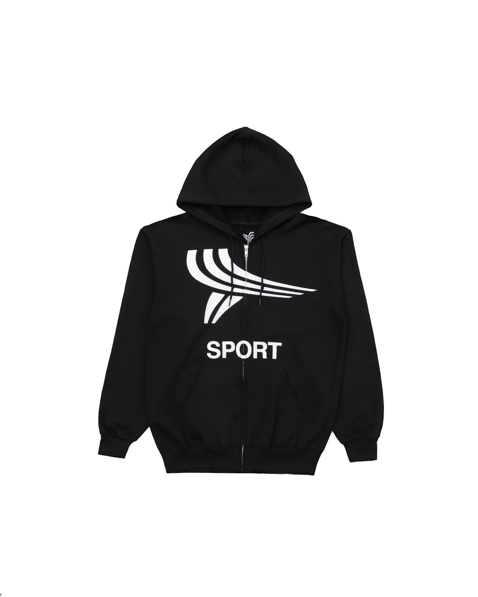 Yori Sport Logo Zip-up (Black/White)