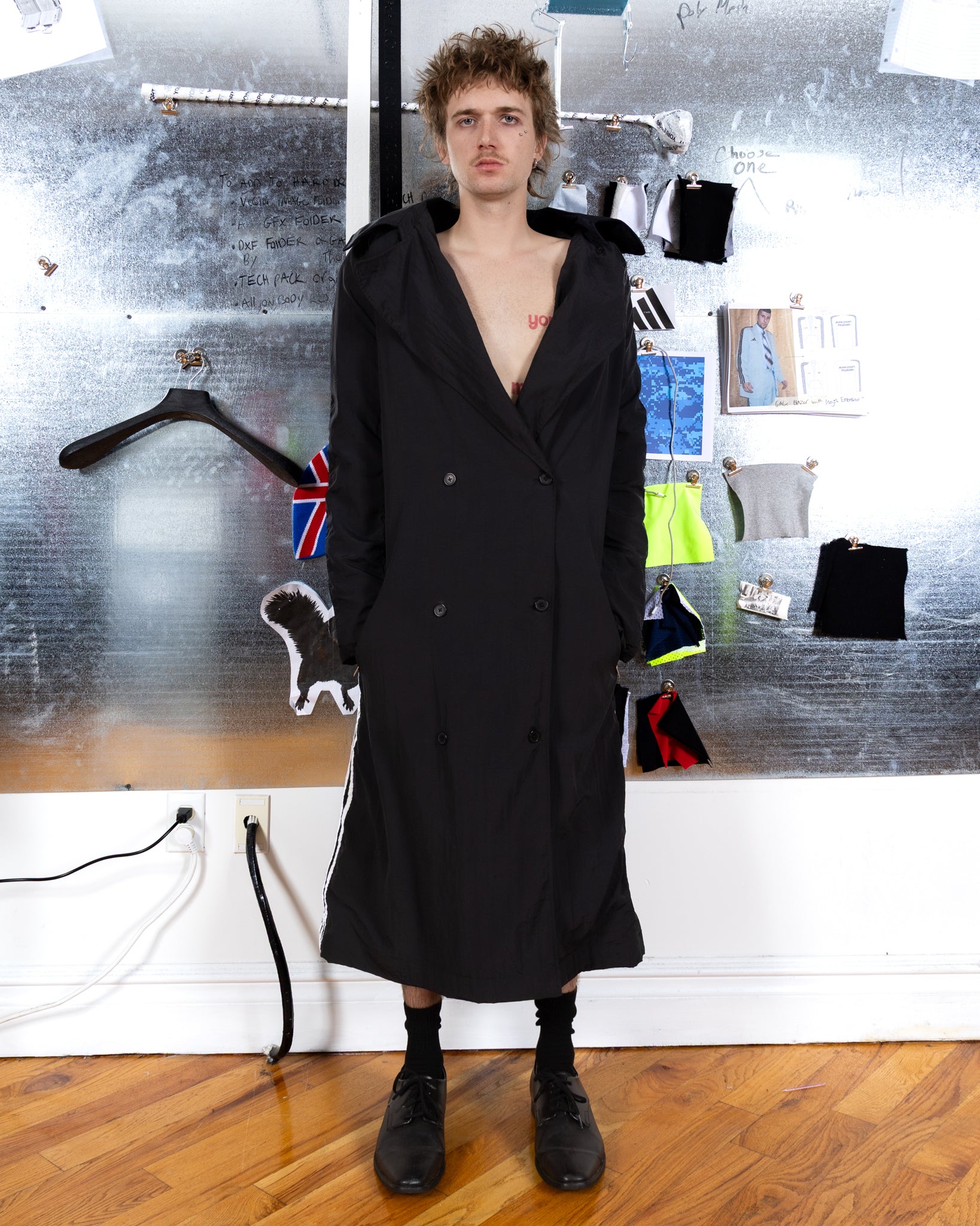 Nylon Trench Coat