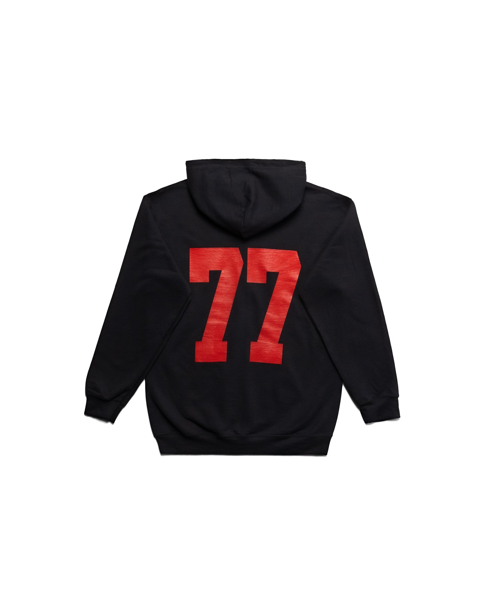 Yori Sport Text Zip-Up (Black/Red) (hover)