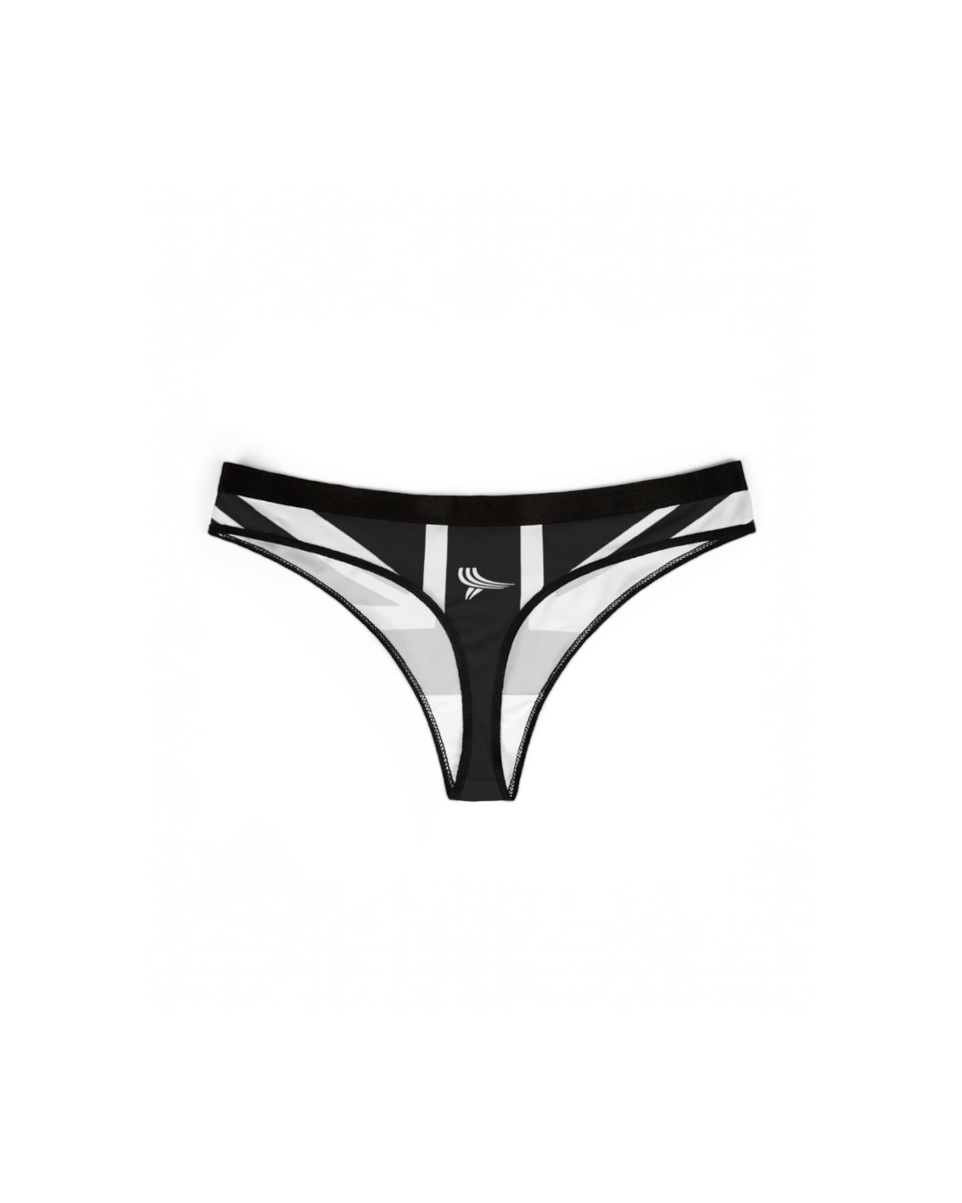 Black/White UK Logo Thong (hover)