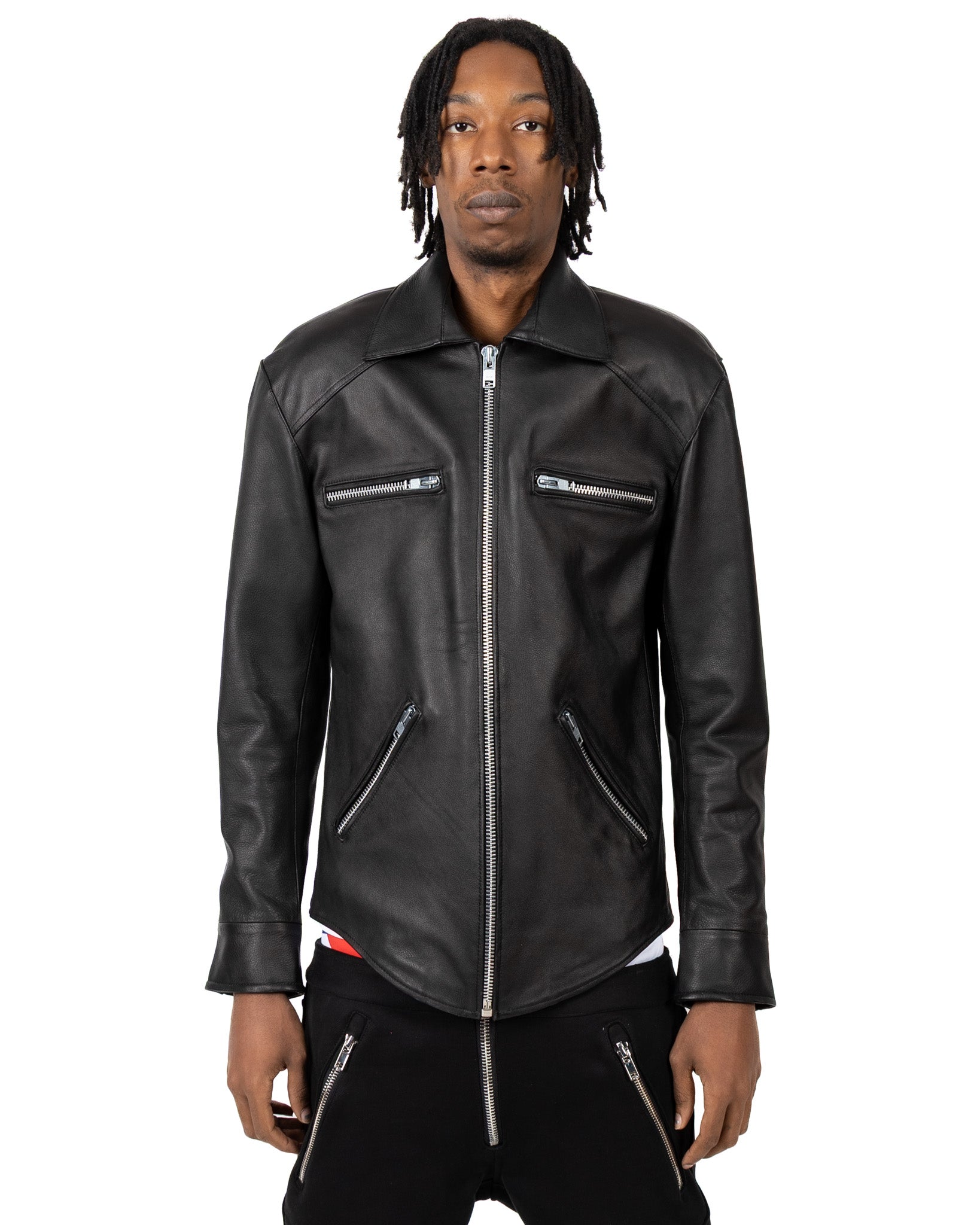 Yori Mainline Leather Jacket (Black)