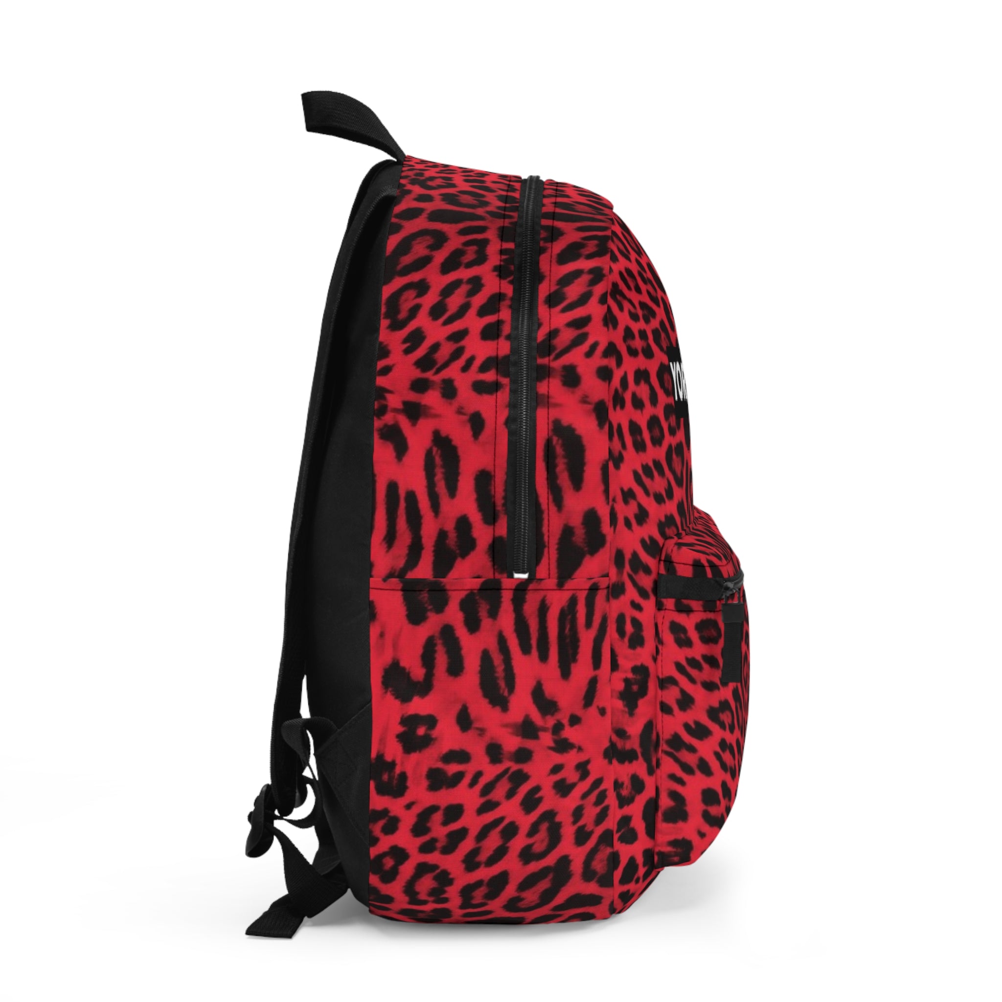 Red cheetah Yogo Backpack (hover)