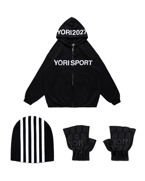 トップス YORI SPORT 5STRIPE DNA DRESS / BLK トップス YORI SPORT 5STRIPE DNA DRESS / BLK 5-Stripe DNA