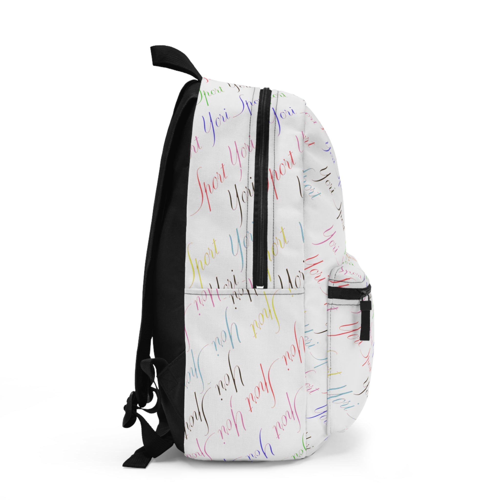 Yori Monogram Backpack White (hover)
