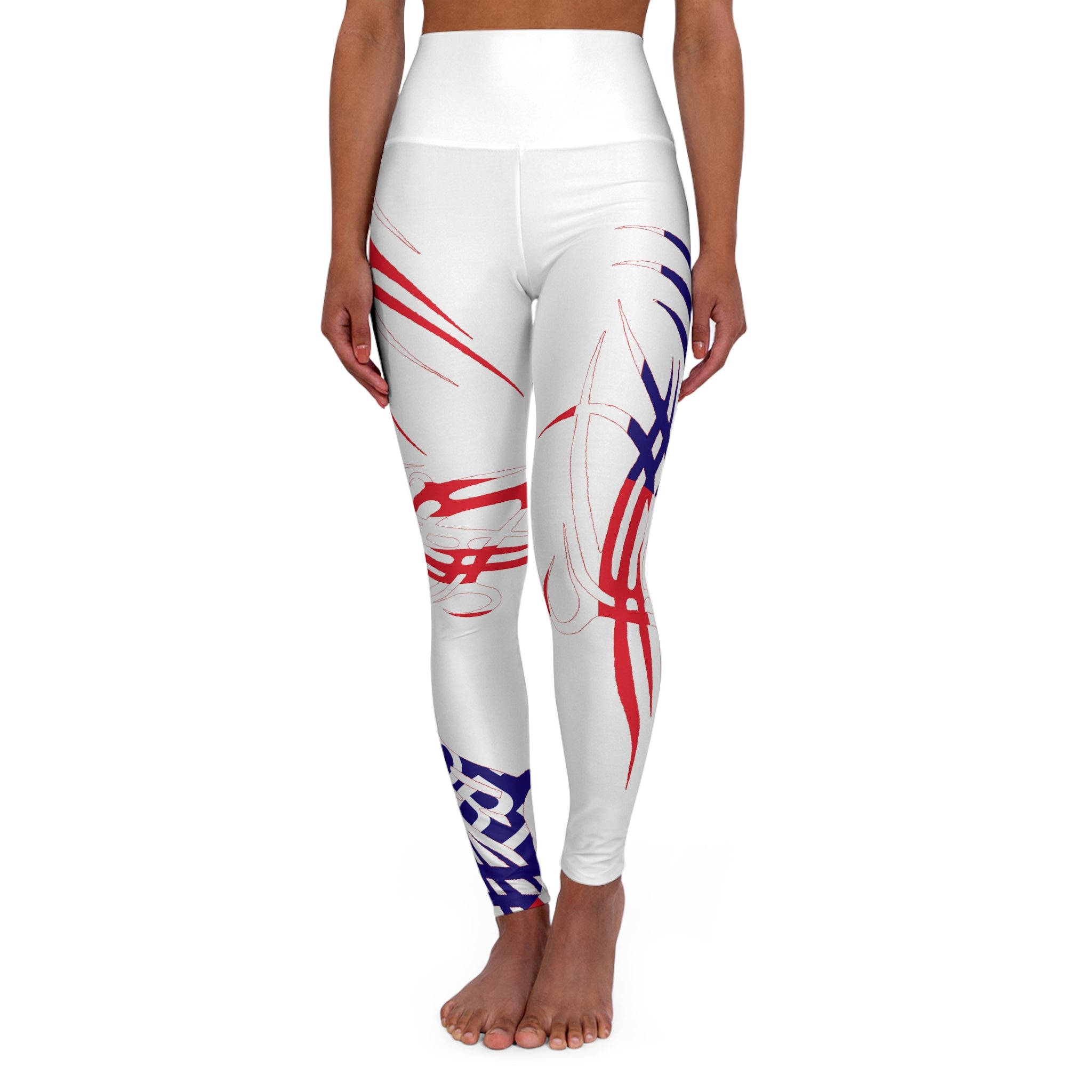 High Waisted Yoga Leggings (AOP)