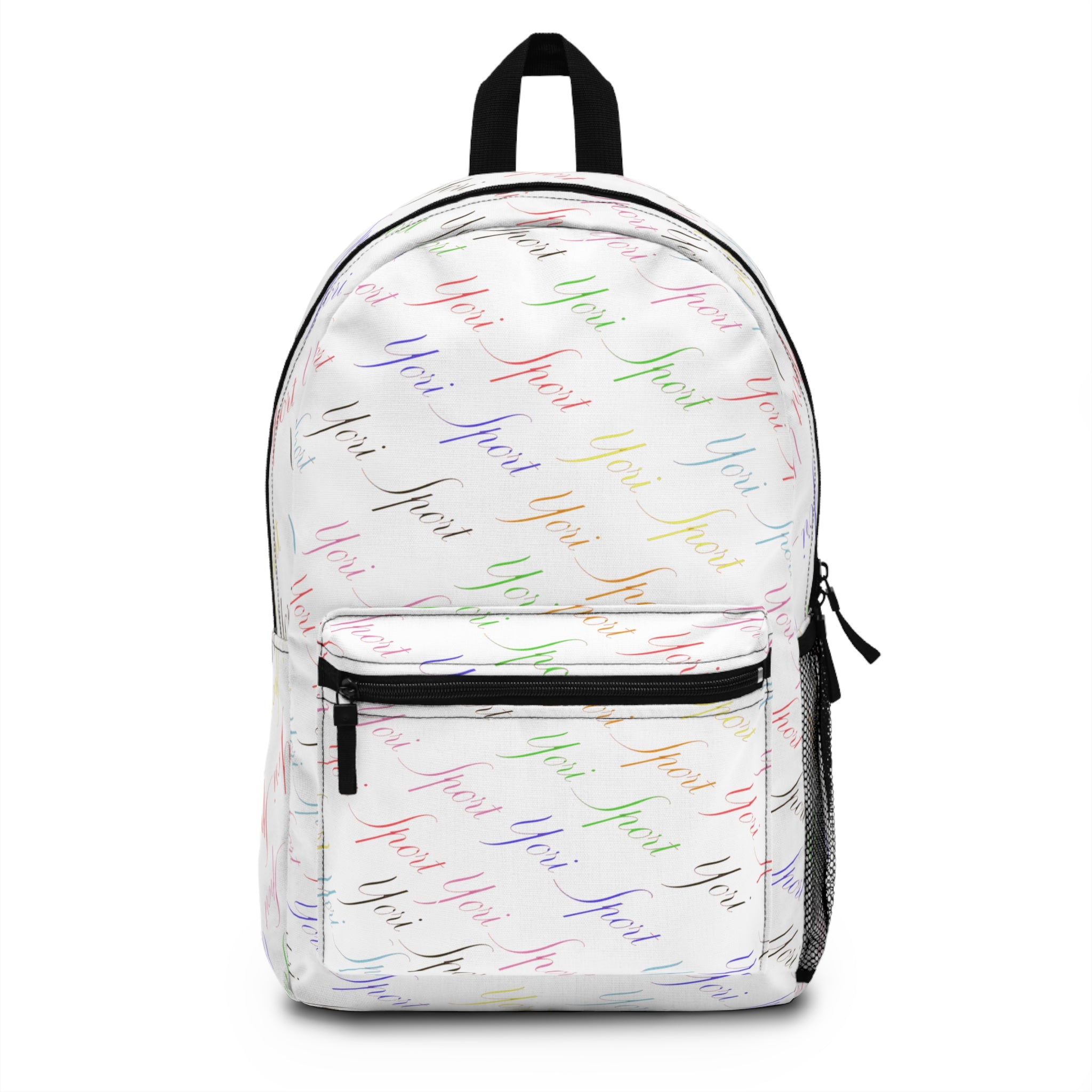 Yori Monogram Backpack White