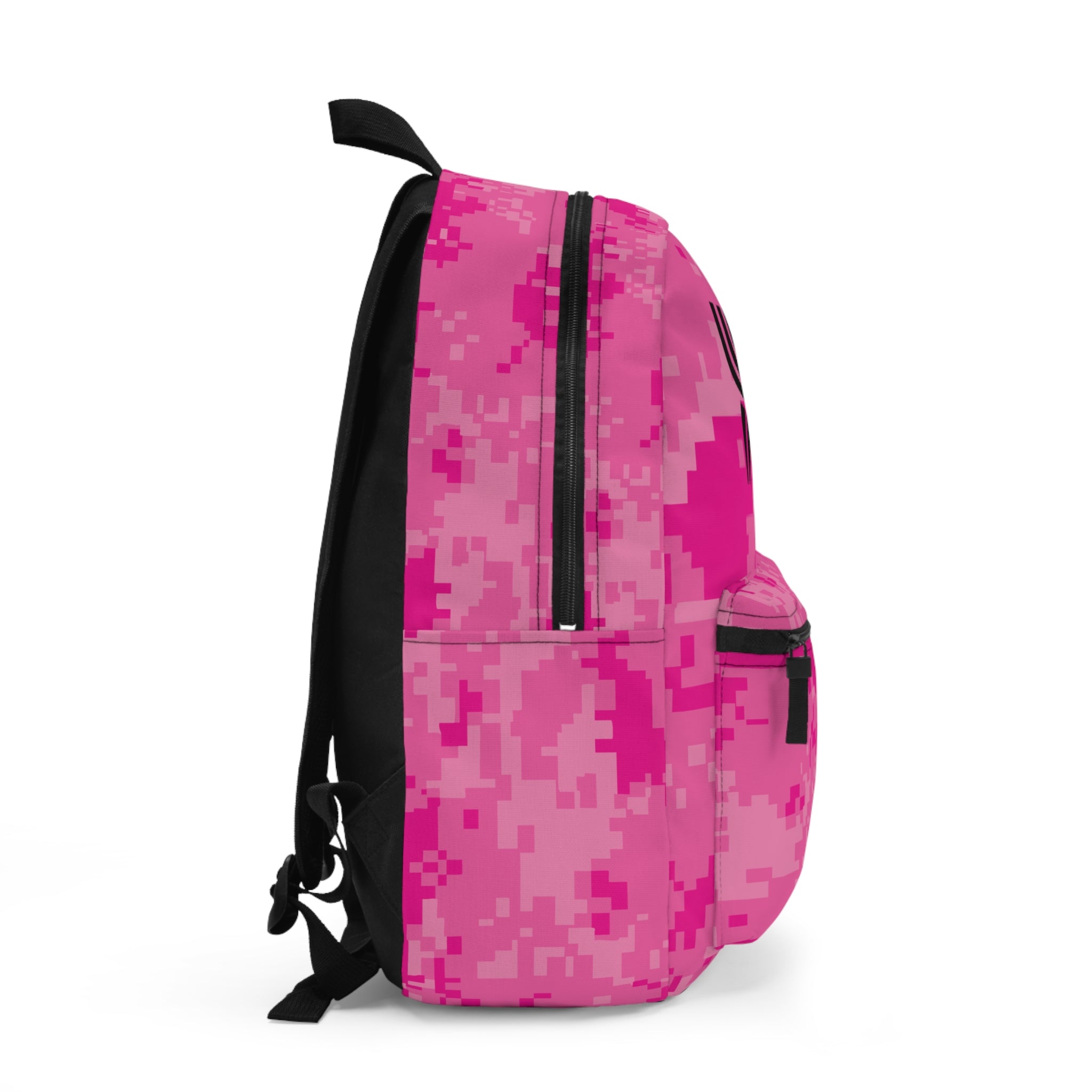 Pink Digicamo Logo Backpack (hover)