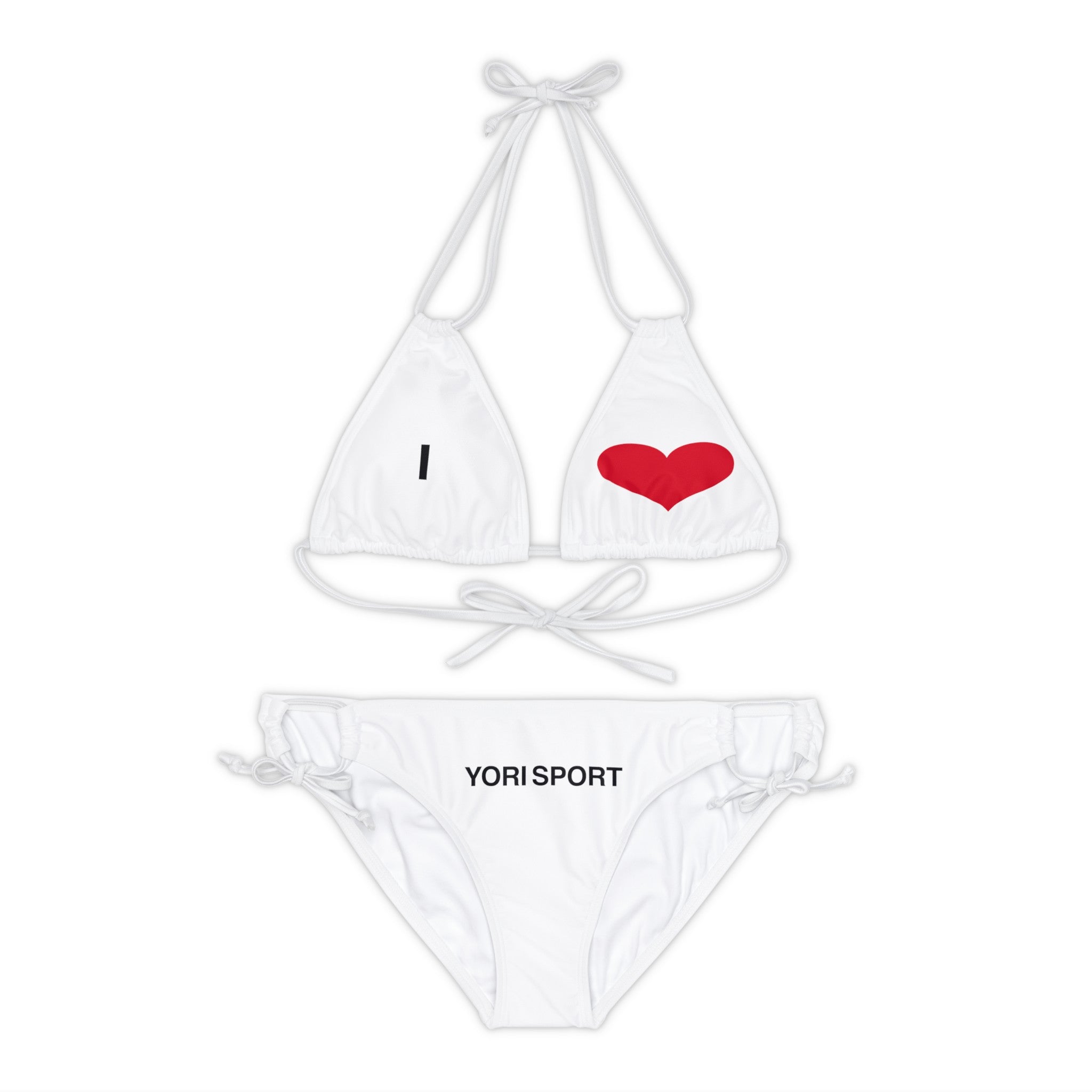 YSWW I heart yorisport bikini (white/black)