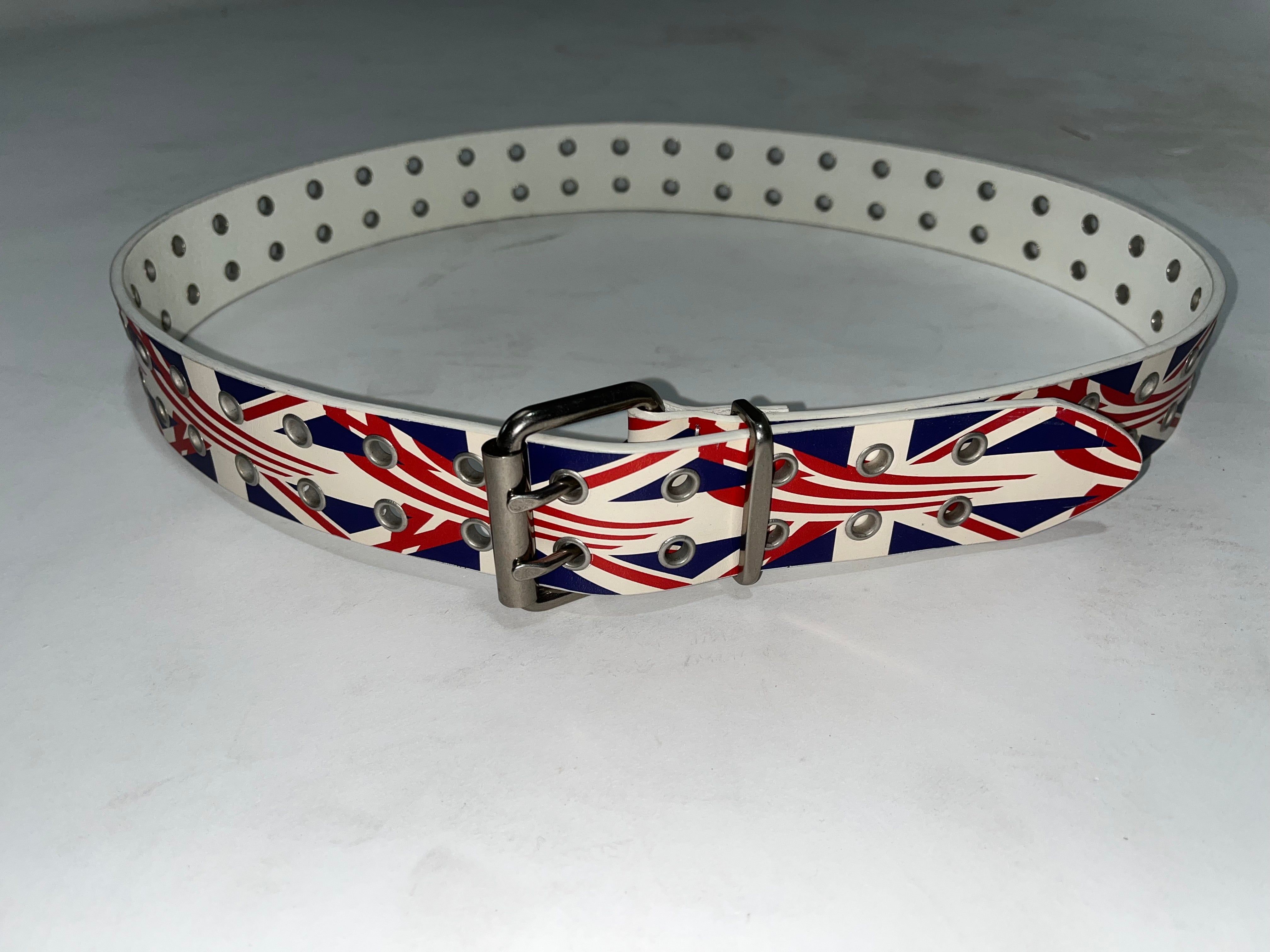 Belt + 5stripe denim sample long zipper (hover)