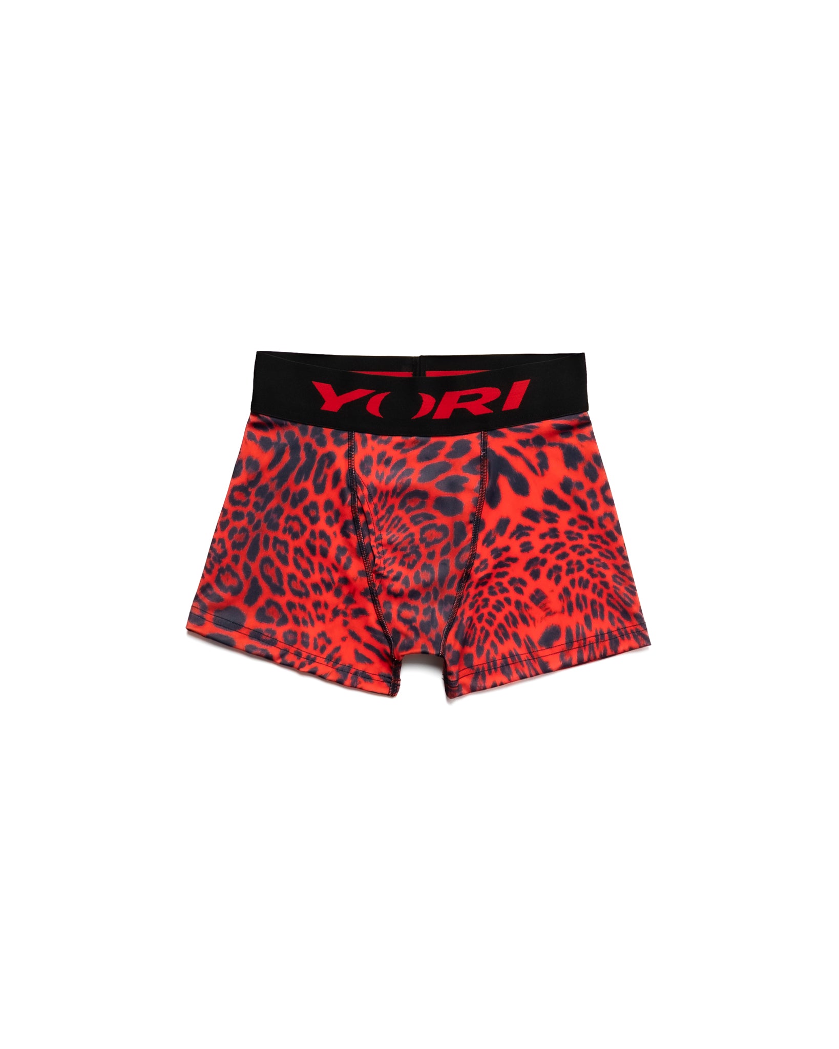 Yori Sport Red Cheetah Print Brief