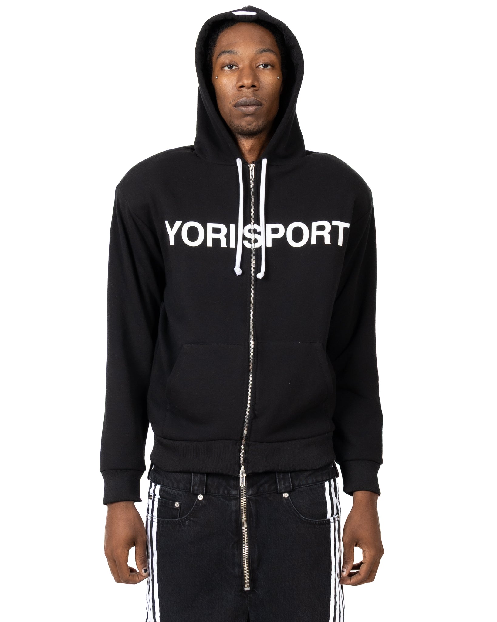 Yori Sport Text Shoulder Pad Zip-Up (hover)