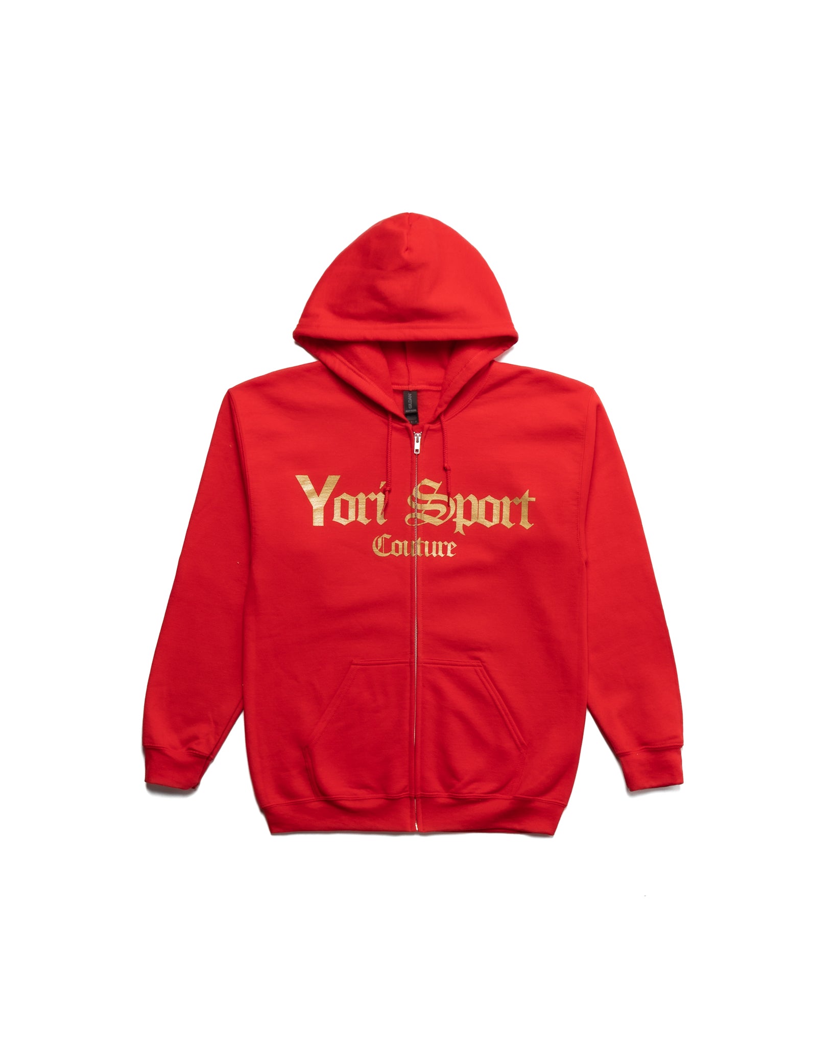 Yori Sport Couture Zip-Up (Red/Gold)