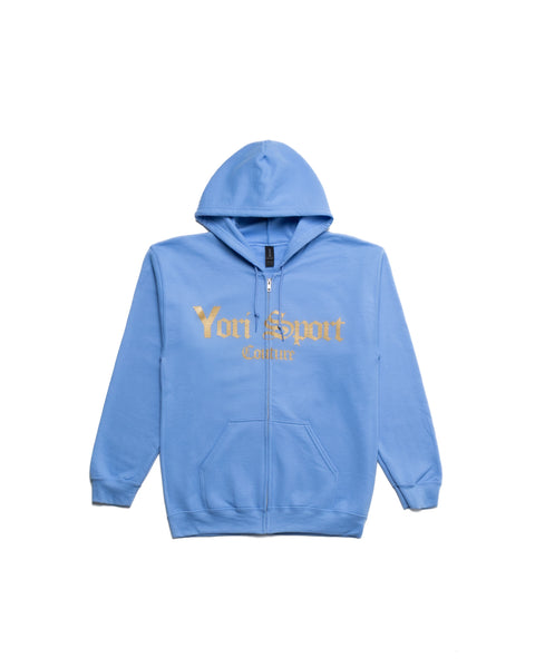 Yori Sport Couture Zip-Up (Blue/Gold) | YORI