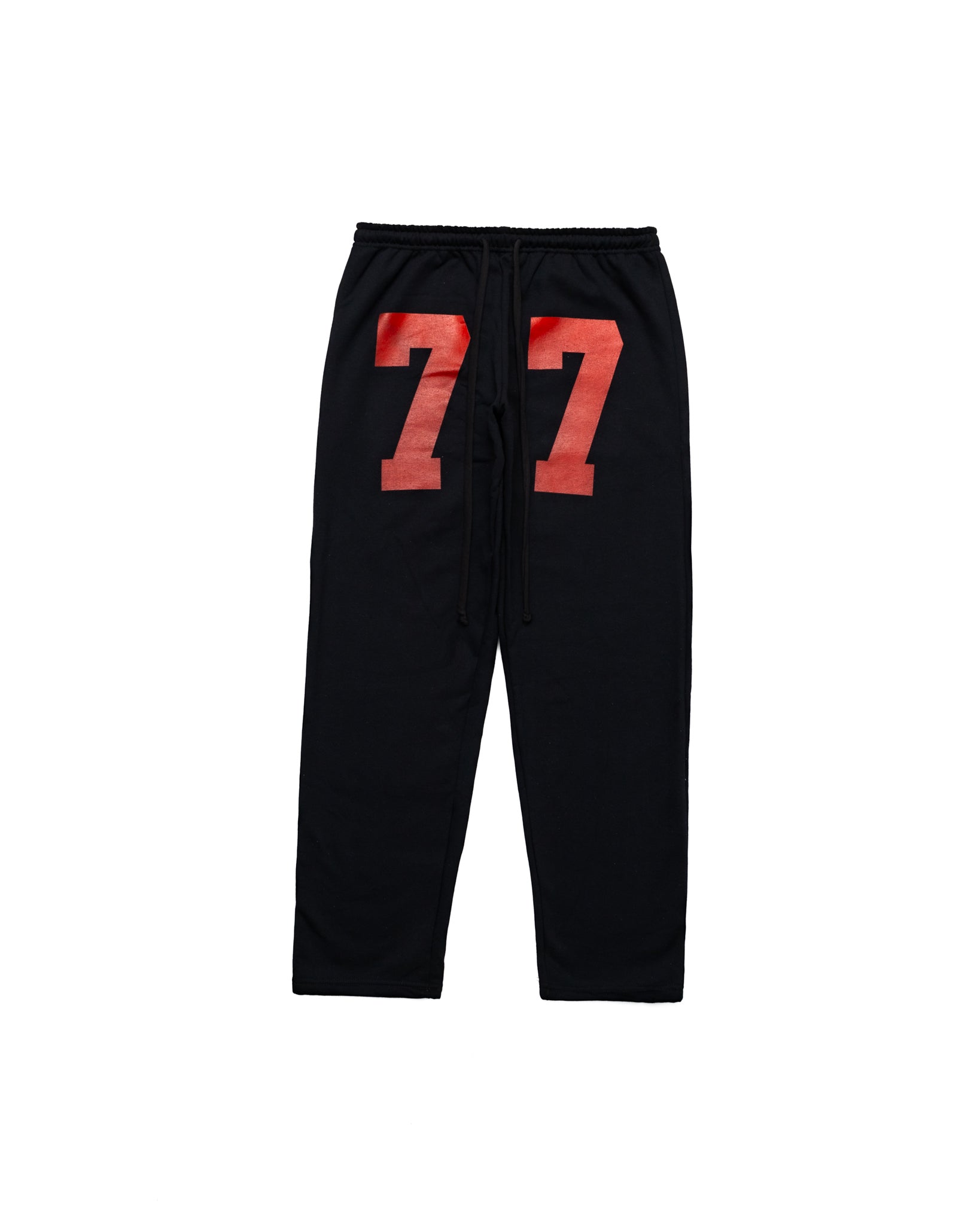 77 Sweatpant (Black/Red)