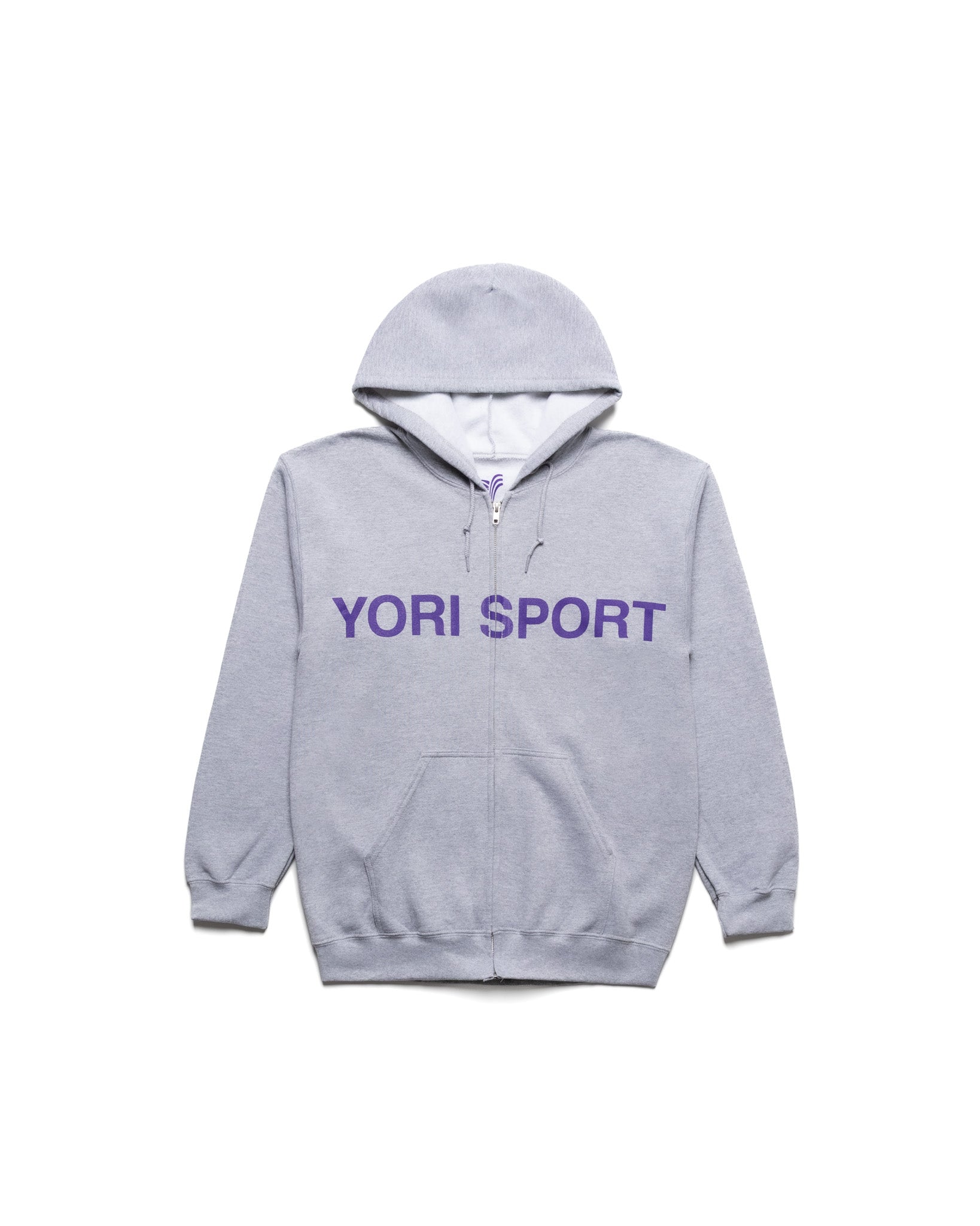 Yori Sport x CRASHOUTBOYZ Text Zip-up (Grey/Purple