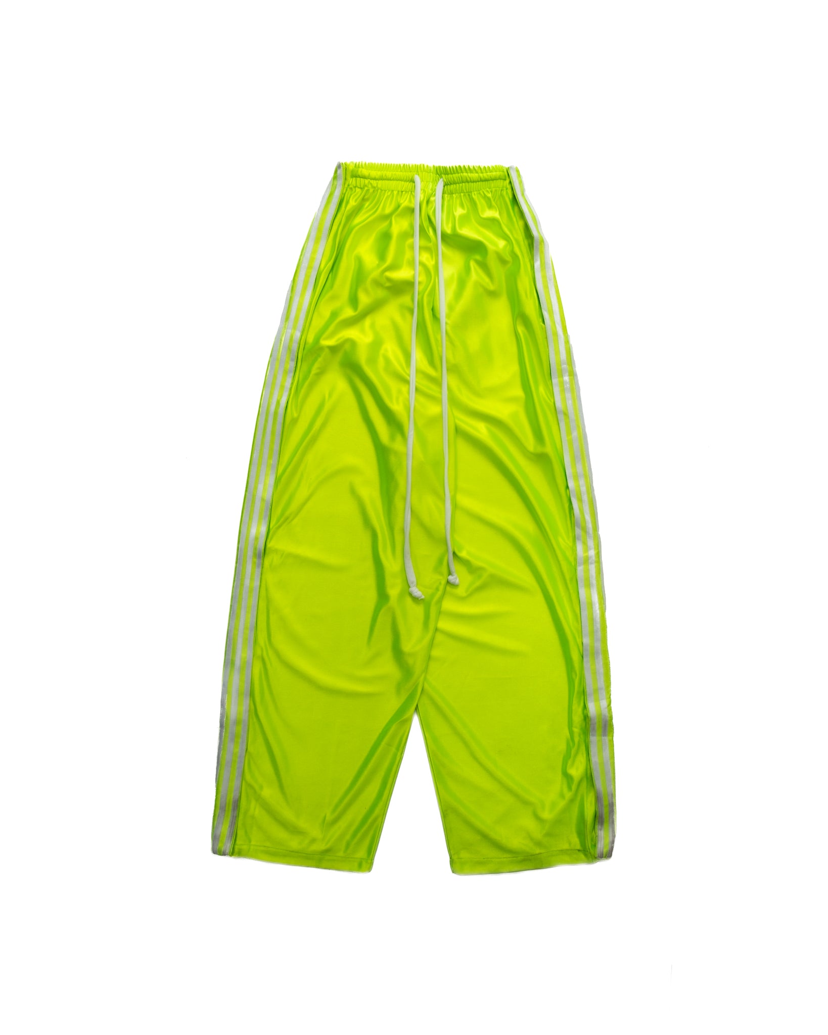 Yori Sport 5-Stripe Magnetic Rip-Off Sweats (Safety Green/White)