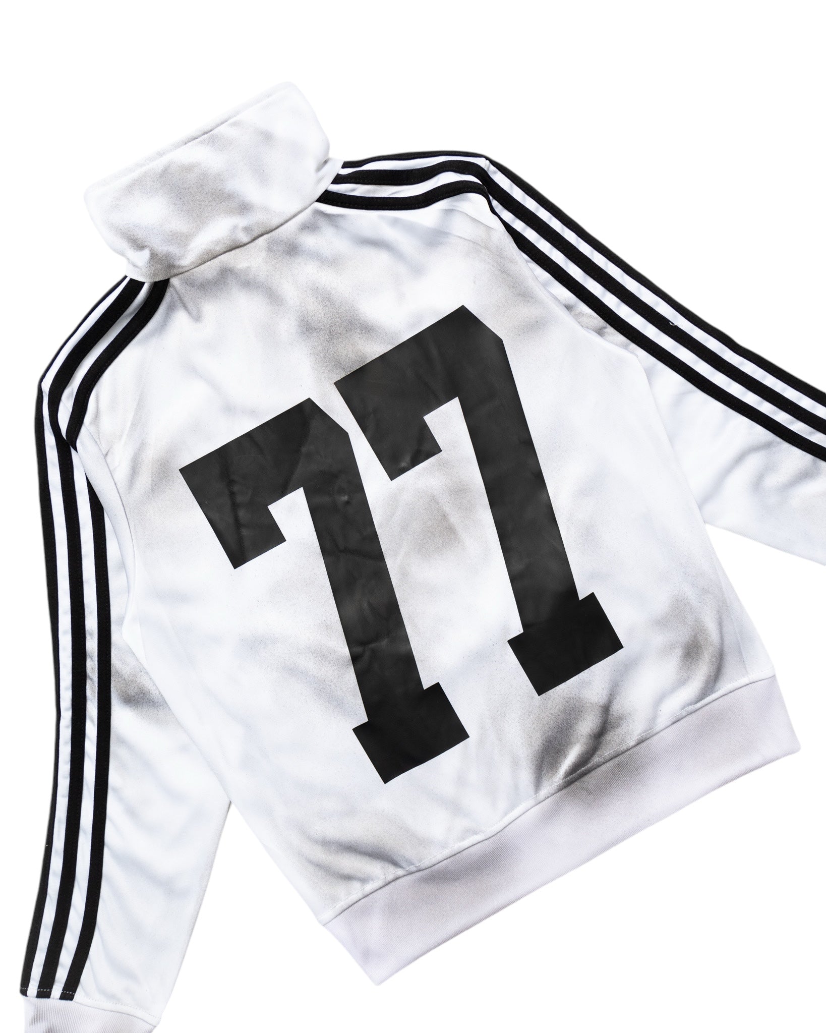 Dirty Wash Logo 5-Stripe Track Jacket