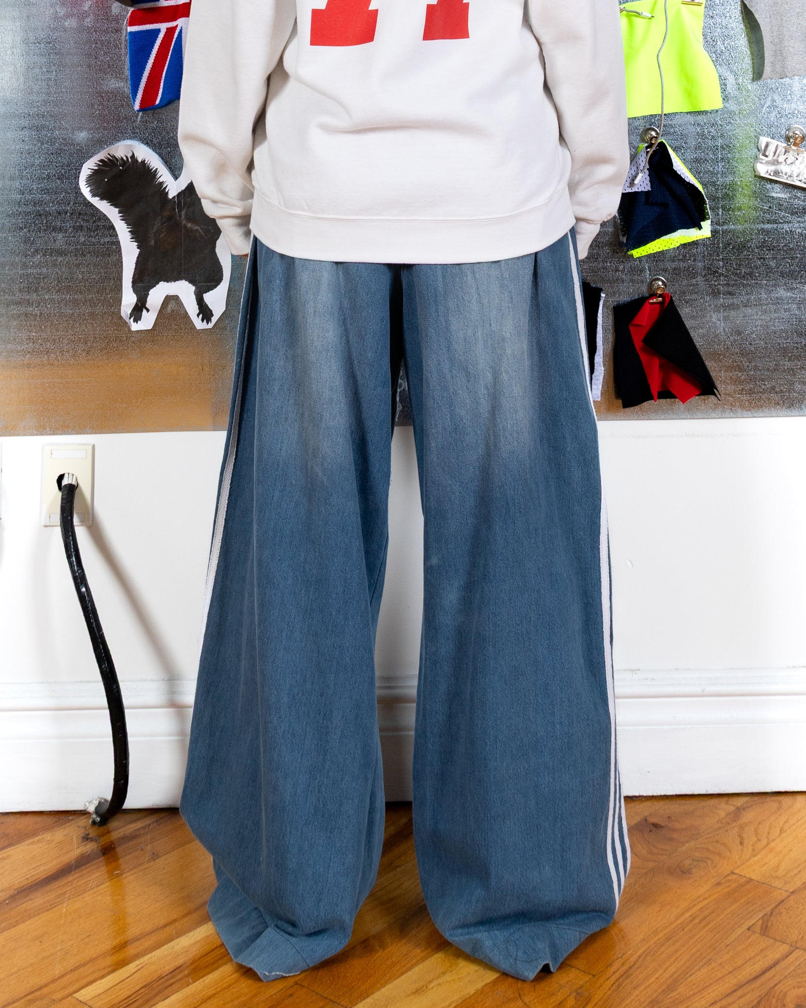 5-stripe Denim (Light Wash) (Labs) (hover)