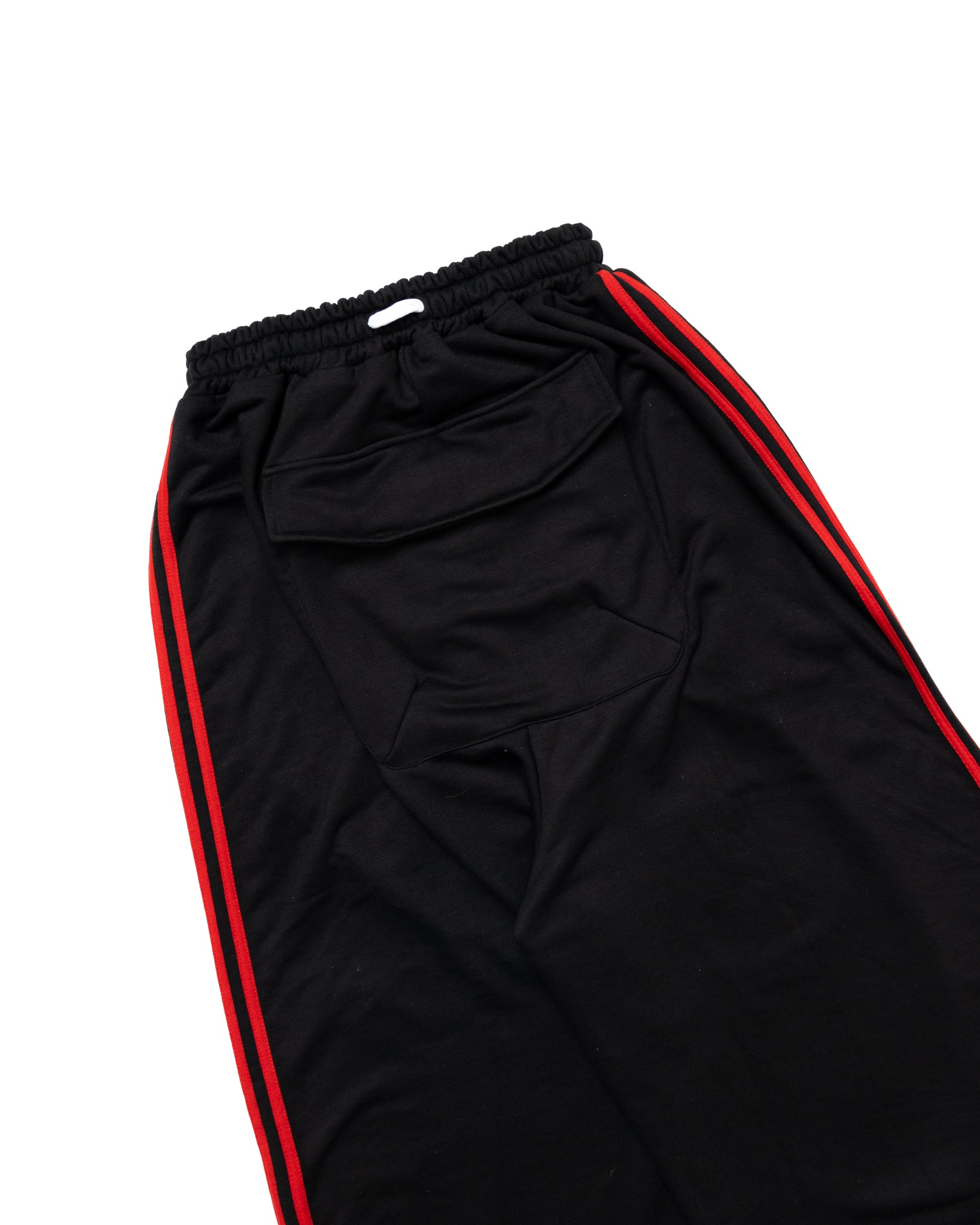 5-Stripe Logo Sweatpant (Black/Red)