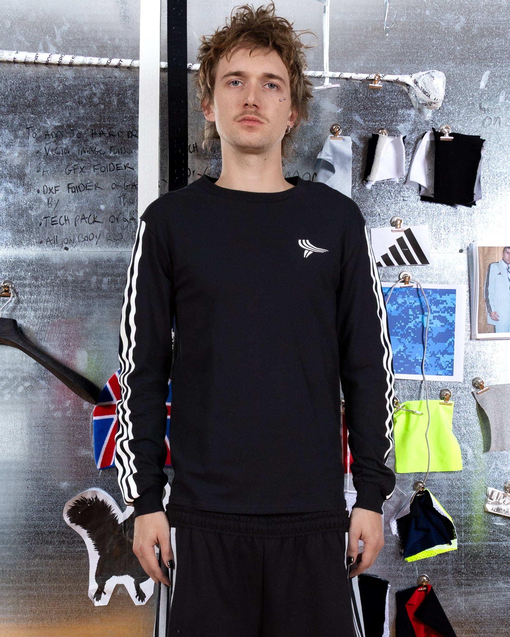 5-stripe Printed Long Sleeve
