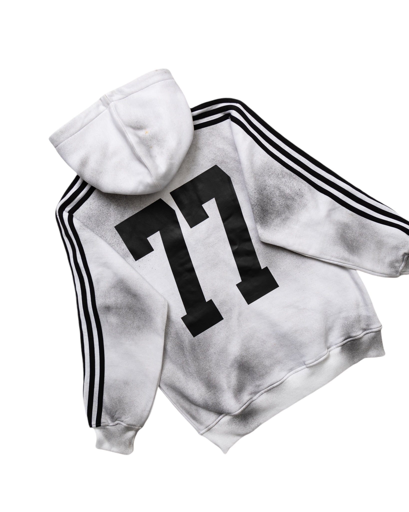 Dirty Wash 5-Stripe Logo Zip-Up