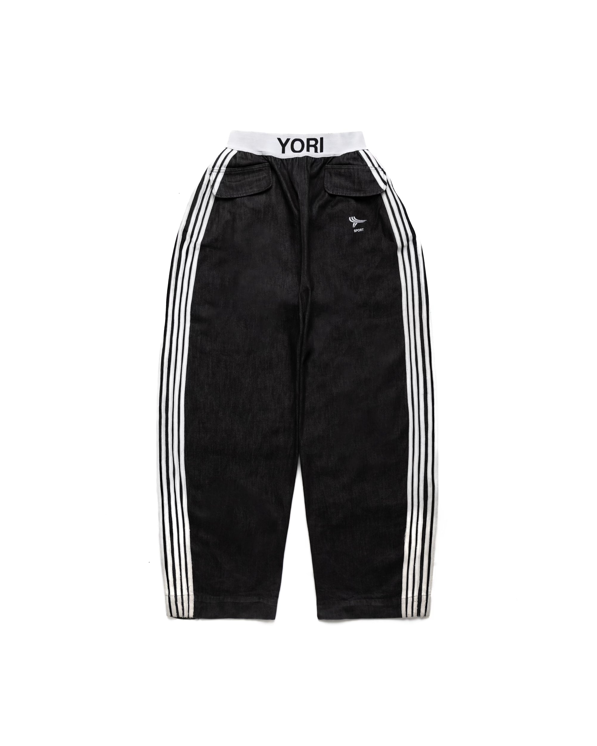 Yori Sport 5 Stripe Elastic Denim