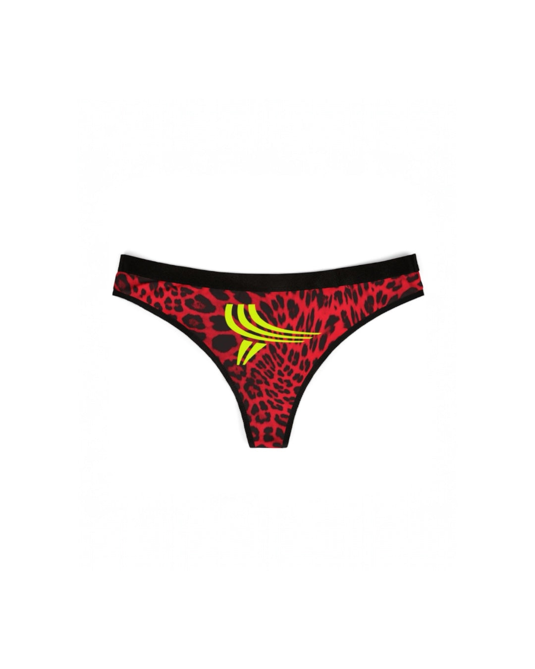 Red Cheetah Logo Thong