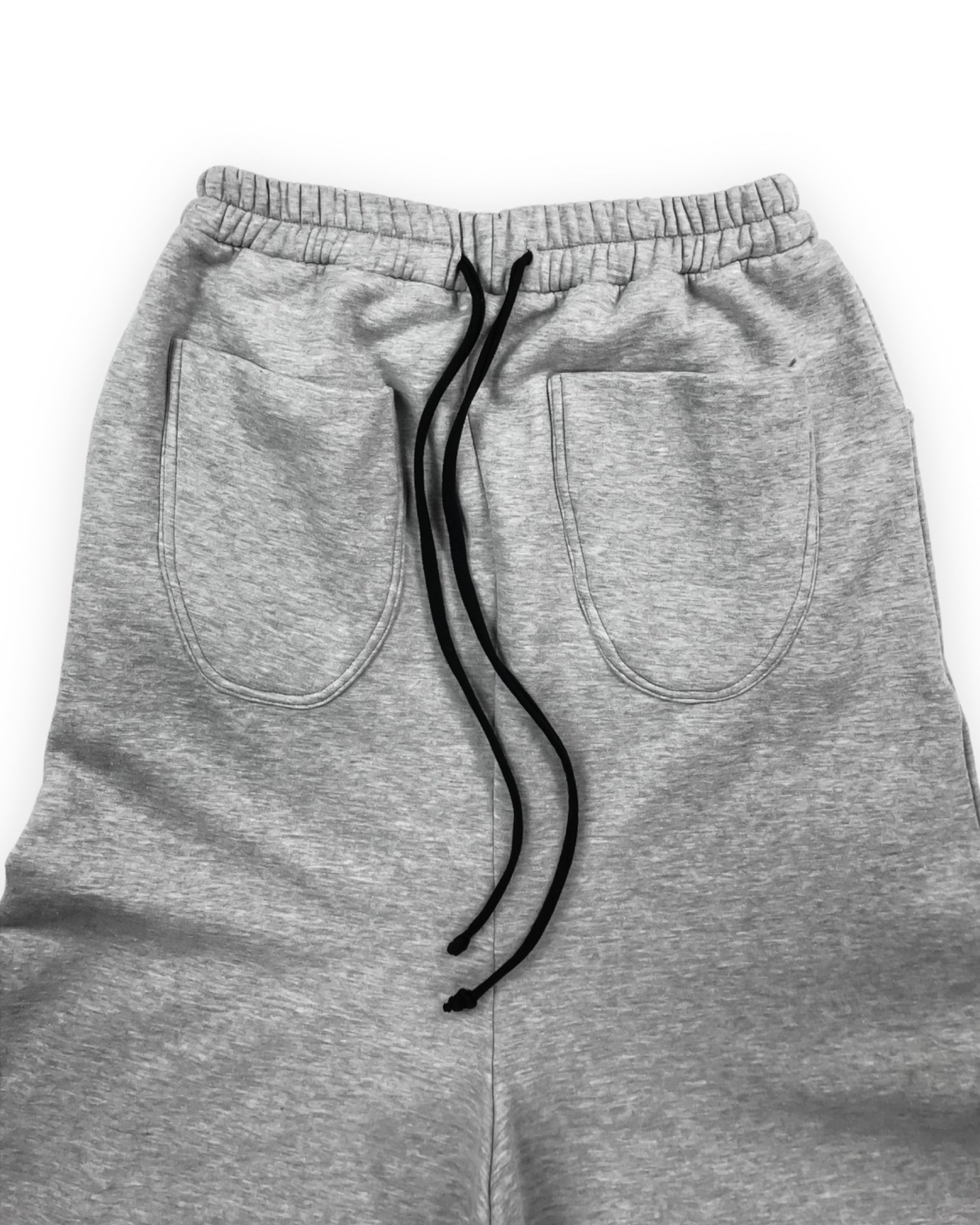 yori sport wide grey sweatpant (grey melange)