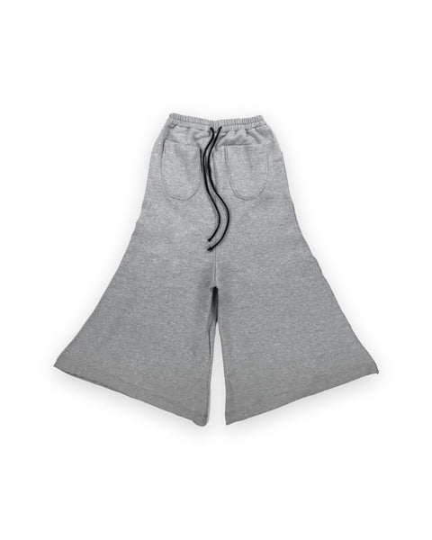yori sport wide grey sweatpant (grey melange) | YORI