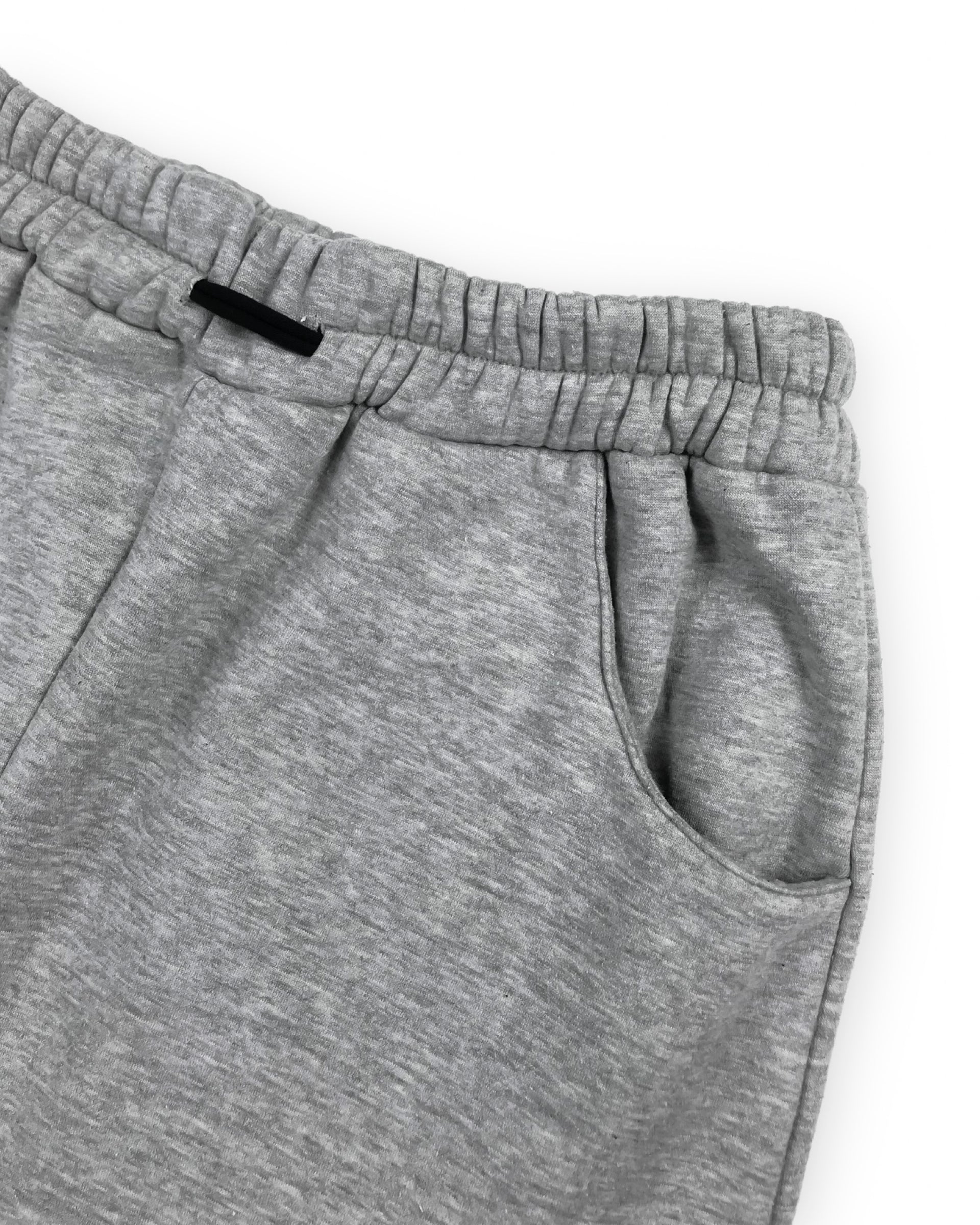 yori sport wide grey sweatpant (grey melange)