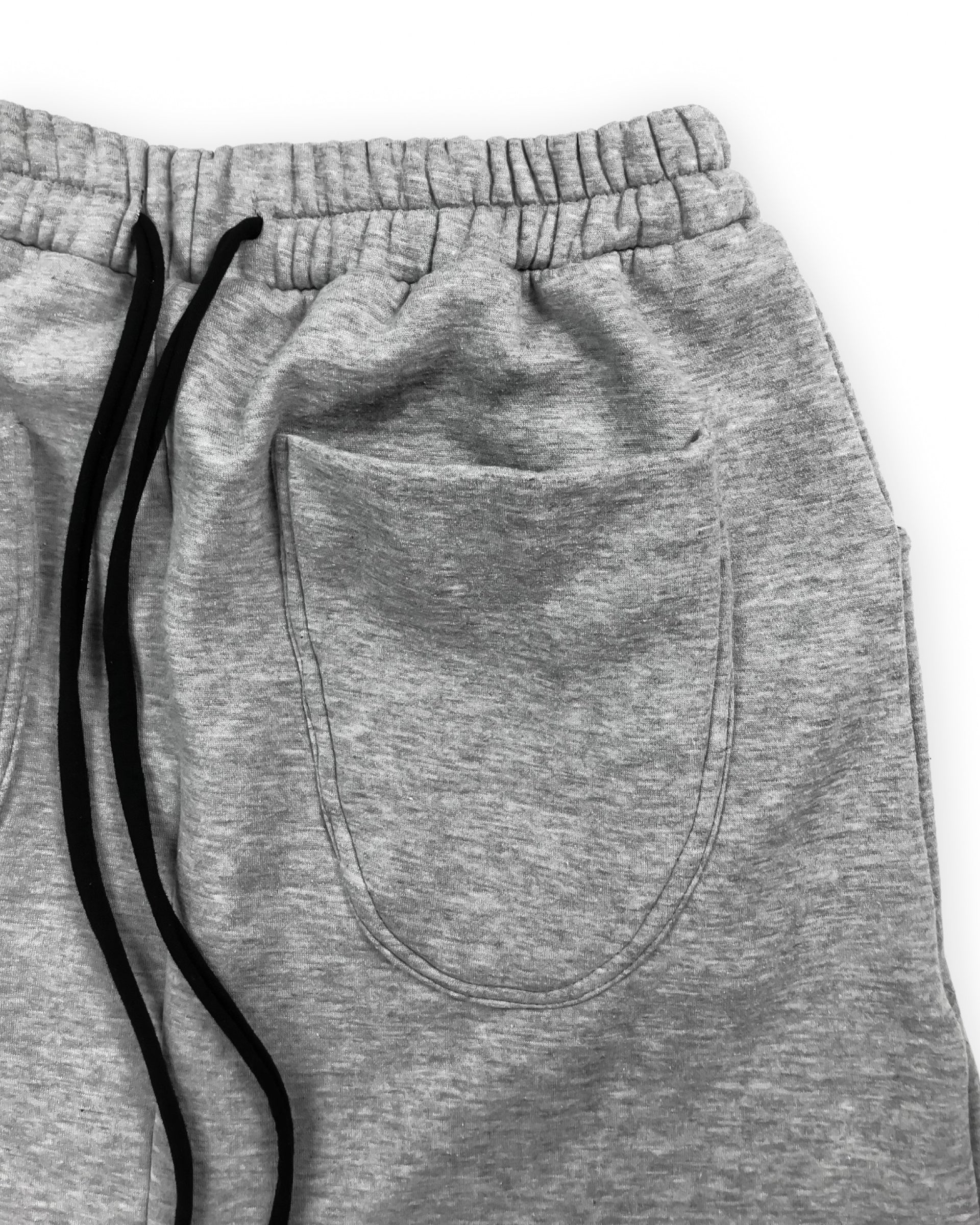 yori sport wide grey sweatpant (grey melange)